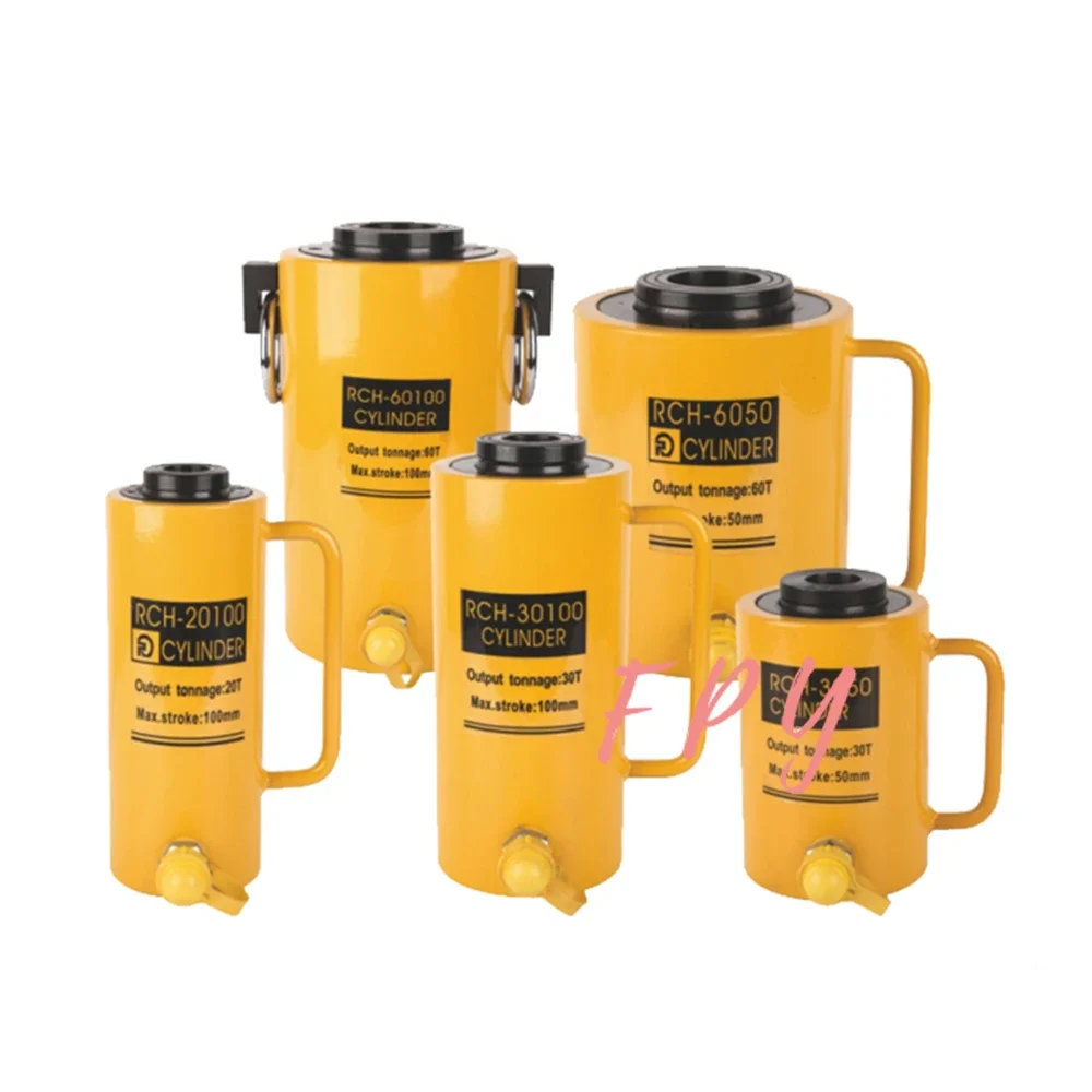 กระบอกไฮดรอลิกกลวง RCH-60100 เครื่องกดไฮดรอลิก แม่แรงไฮดรอลิกกลวง