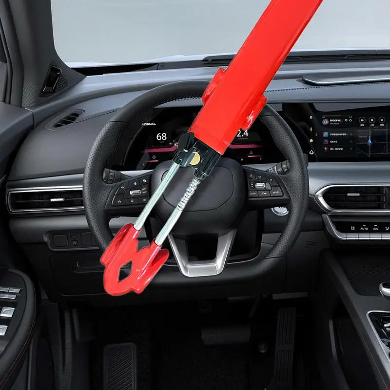 Universel Car Steering Wheel Lock Heavy Duty Anti-theft Car/Van Security Rotary Steering Wheel Lock Enhance Automobile Security