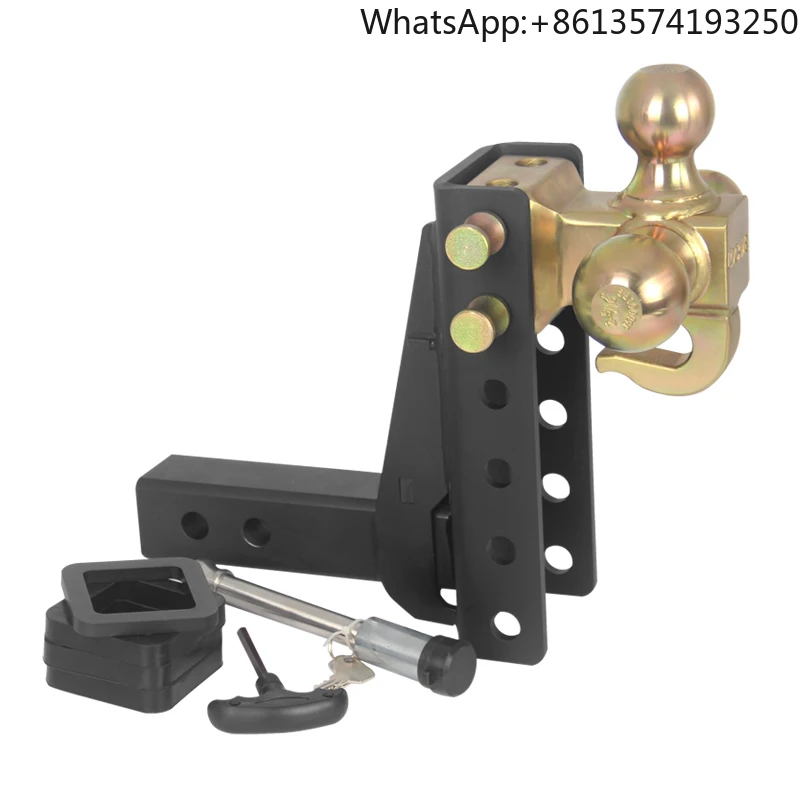 

Adjustable 6-9-11-14 inch trailer arm with 2\" and 2-5/16\" 1-7/8\" trailer ball