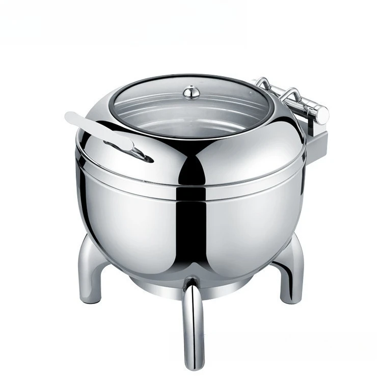 

Stainless steel, hydraulic, buffet, insulation, soup stove 11L round, visual, electric heating