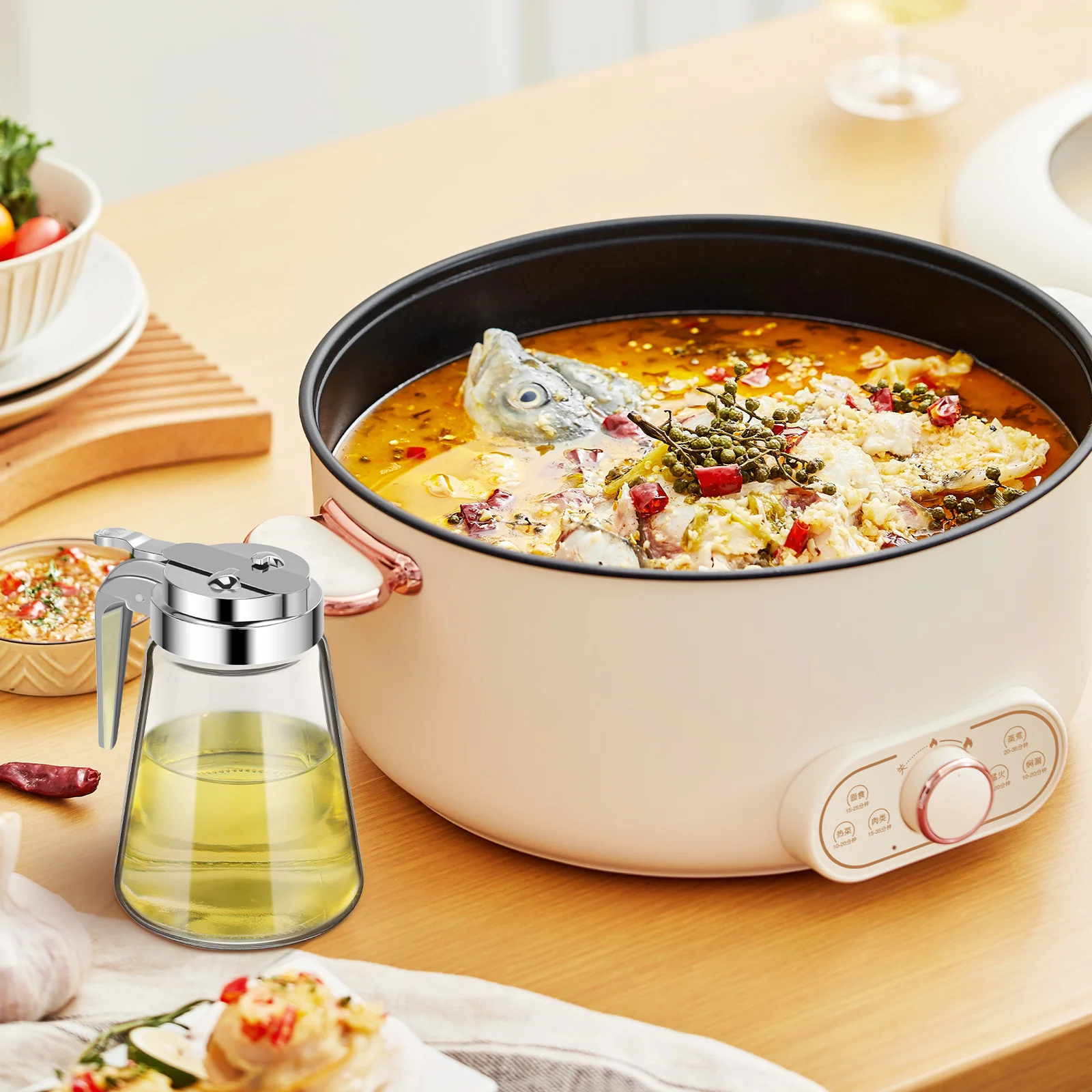 

2Pcs Glass Condiment Dispenser Non Deformable Freshness Safety Suitable Various Kitchens Sugar Dispenser