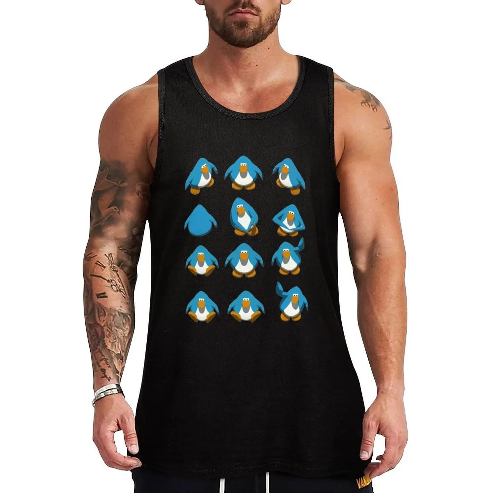 Club Penguin Default Dance Tank Top Casual Loose Tank Top Summer Sleeveless Daily Wear