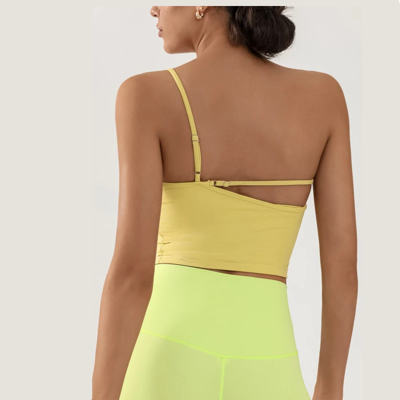 

FUBEIKE Women's Yoga Tank Top Beautiful Back Style with Chest Pad High Elastic Quick-Dry Sports Fitness Dance Camisole Top