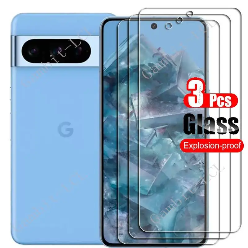 

3 шт. закаленное стекло для Google Pixel 8 Защитная пленка для GooglePixel8 Pro Pixel8Pro Pixel8 8Pro Защитная крышка для экрана