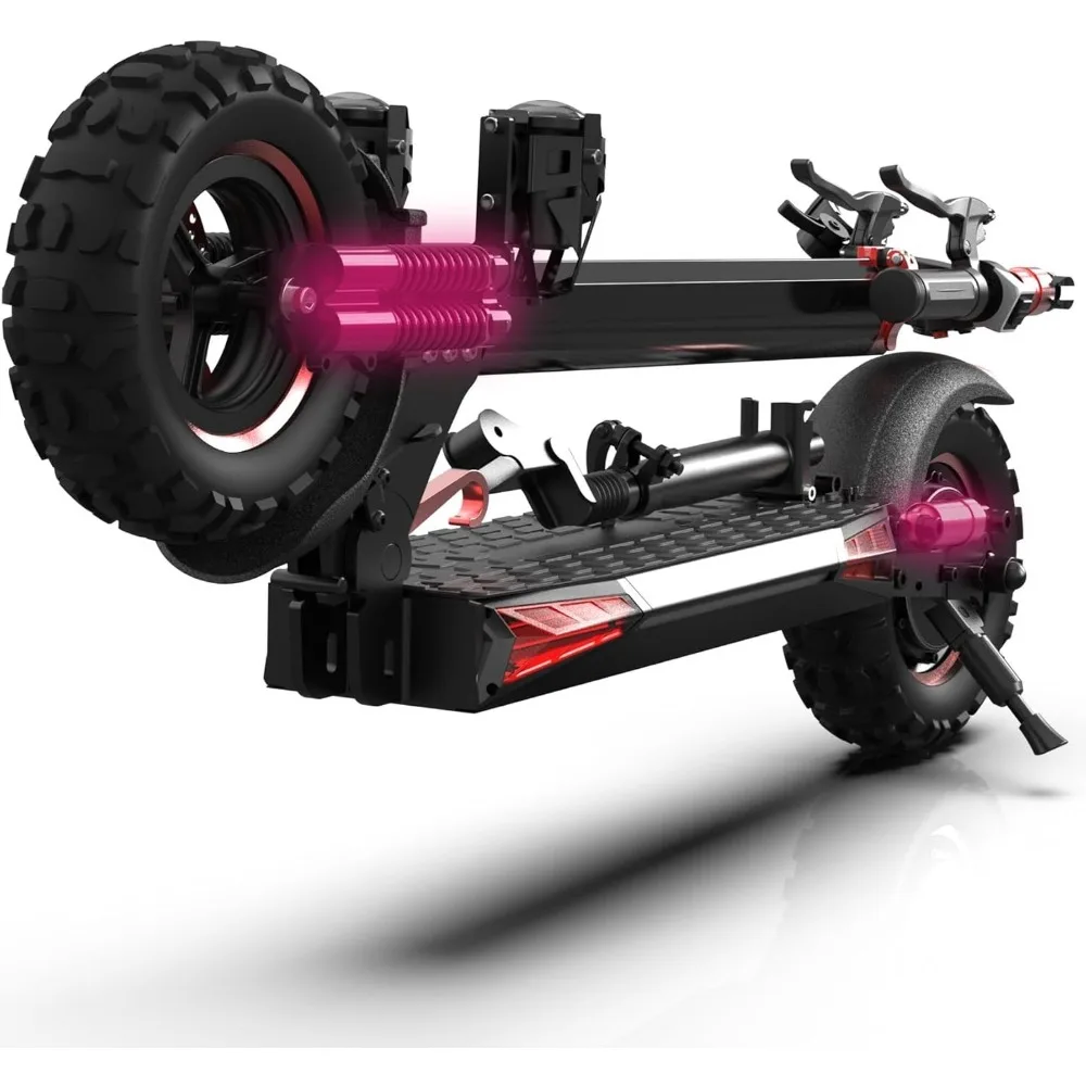 1200W Electric Scooter for Adult 48V/18AH 34MPH Off Road Tire Double Suspensions