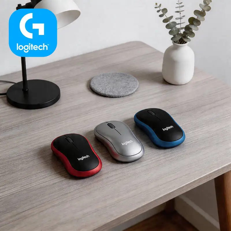 

Logitech M185 Notebook Home Mouse Ambidextrous Grip 10m Range 12-Month Battery 1000 DPI Multi-System Office Home Tool