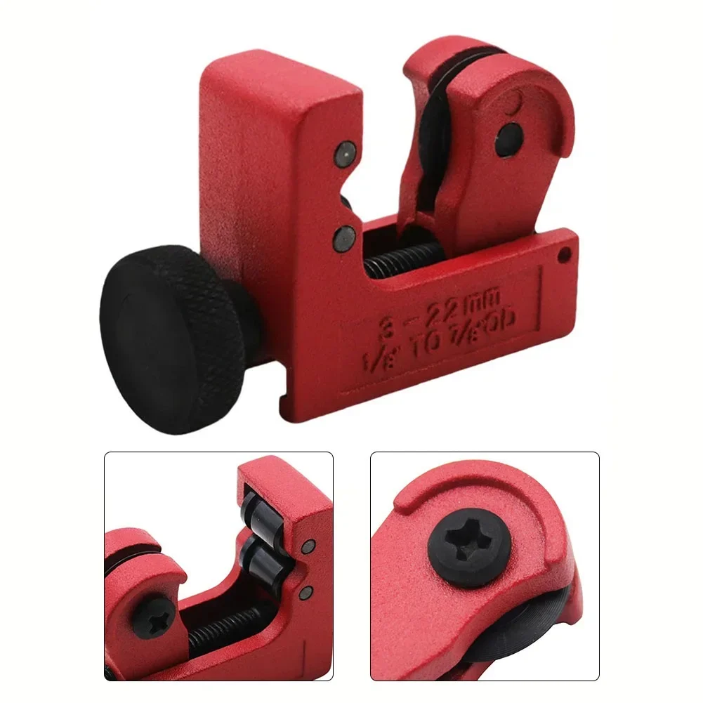 3-22mm Metal Pipe Cutter Zinc Alloy Cutting Tool 1/8-Inch To 7/8-Inch For Copper Pipe Air Conditioning Maintenance Tools