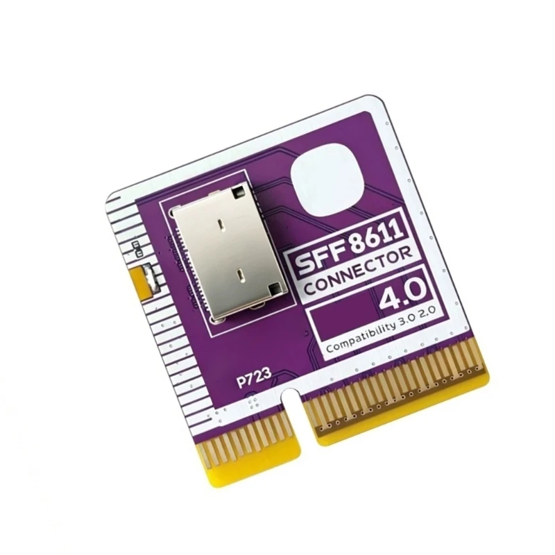 SFF-8611 Storage Card for PCIe Desktop Systems, Internal Slot Access, Computer Layout Planning, and Replacement Installation
