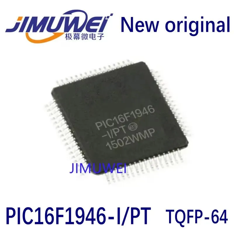 PIC16F1946-I/PT TQFP-64 Surface mounted 8-bit microcontroller 100%New and Original