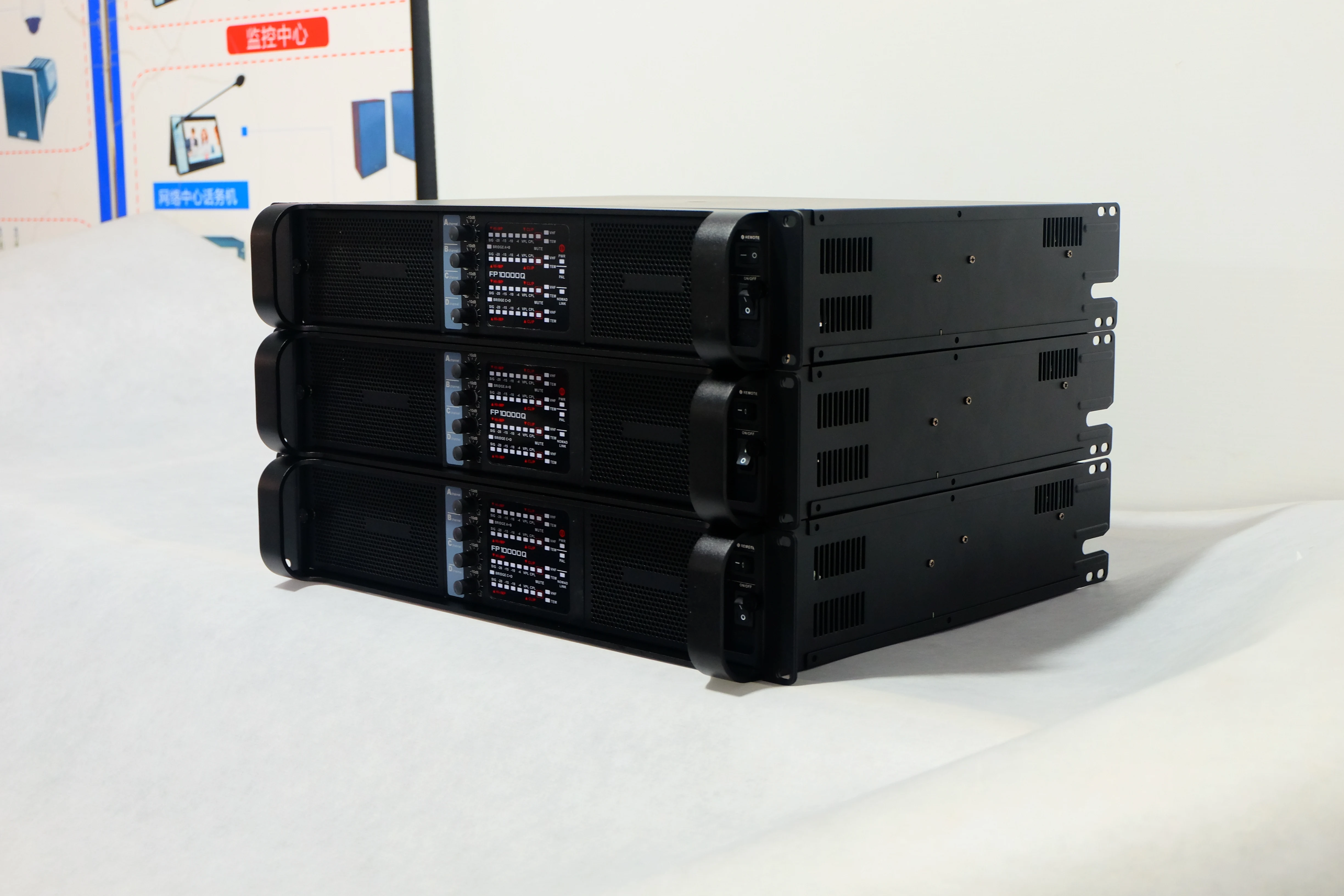 FP10000Q-10 4-Channel Professional Power Amplifier 10000W Class TD Audio Amp for DJ Stage Concert Line Array Subwoofer 2Ω 4Ω 8Ω