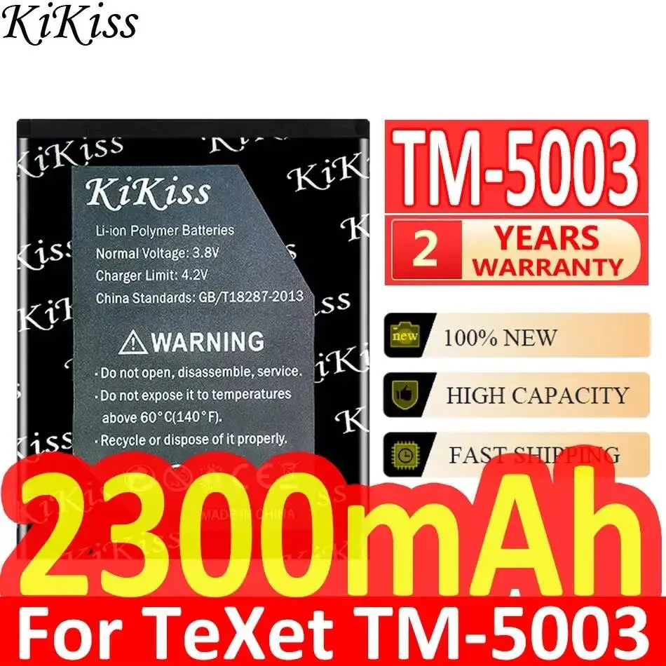 

Good Low-Temperature Performance Mobile Phone Battery For Texet TM-5003 2300mAh