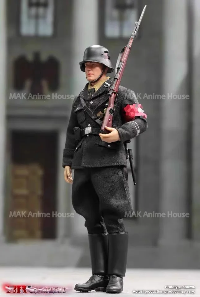 DEED 3R TG80005 1/12 WWII Duitse Honor Guard Salute Soldaten Archard Action Figure 6 ''Mini Soldaat Model Volledige Set Collectible