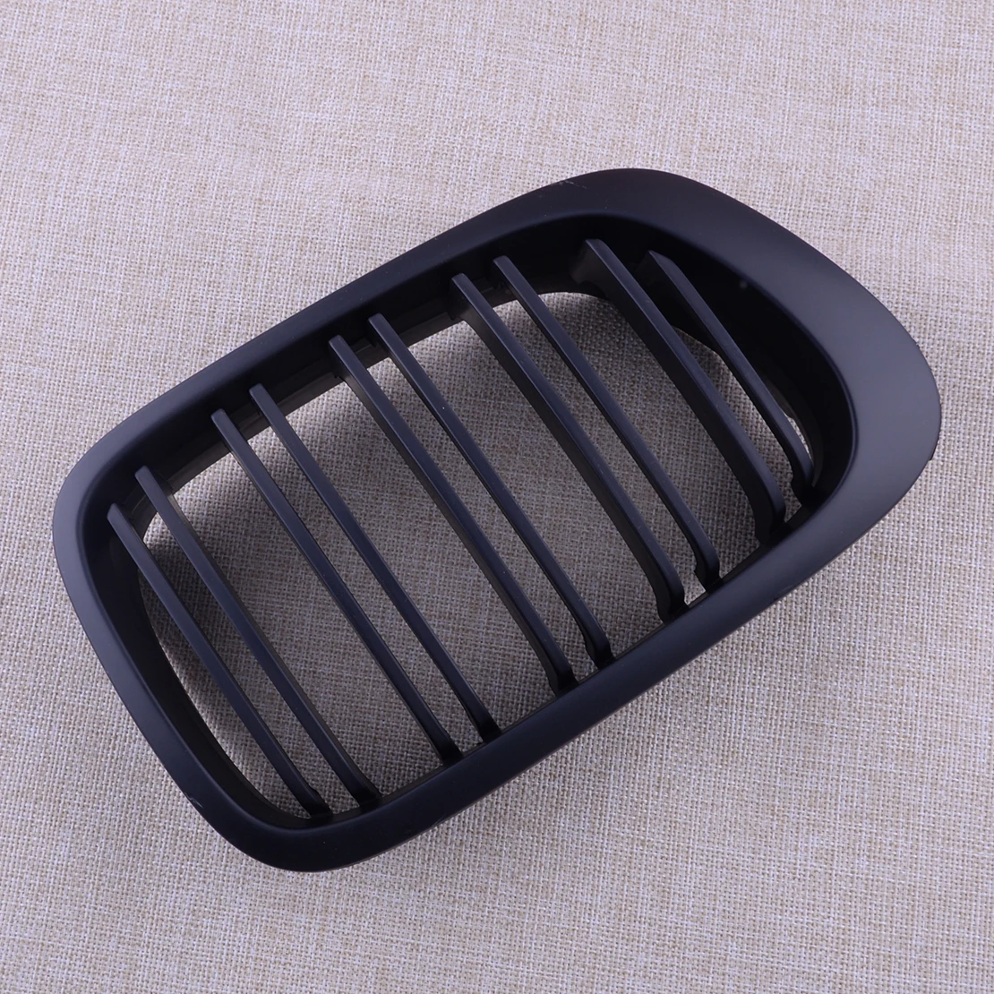 2Pcs Matte Black Front Dual Slat Kidney Grille Fit For BMW 3-Series E46 M3 Coupe 51138208684 51138208683 51138208685 51138208686