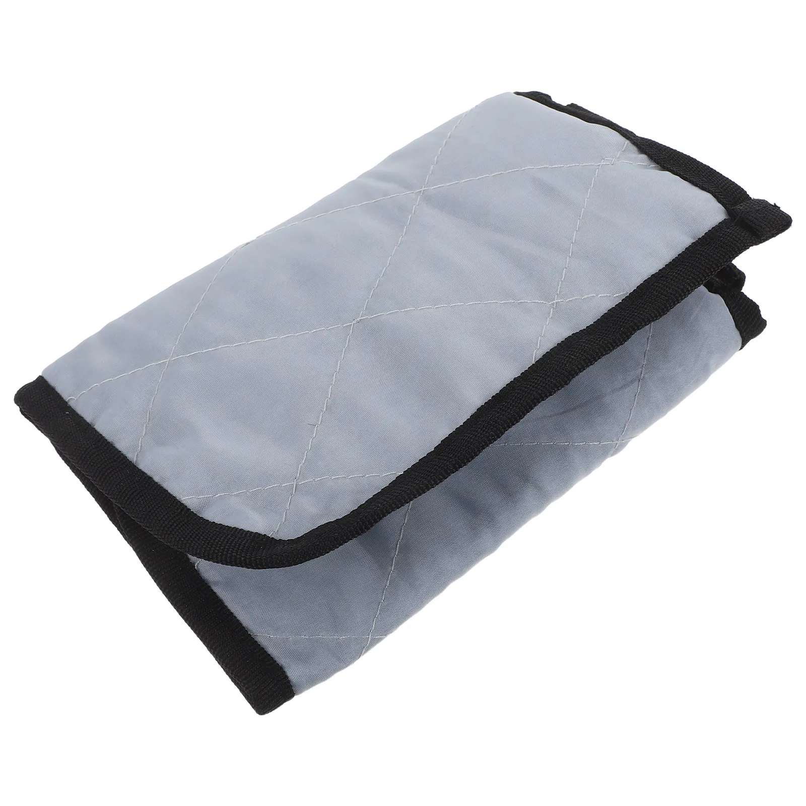 

Versatile Wheelchair Bag Organizer Gray Armrest Hanging Storage Pocket Outdoor Scooter Baby Cart Side Pocket for Water Bottle