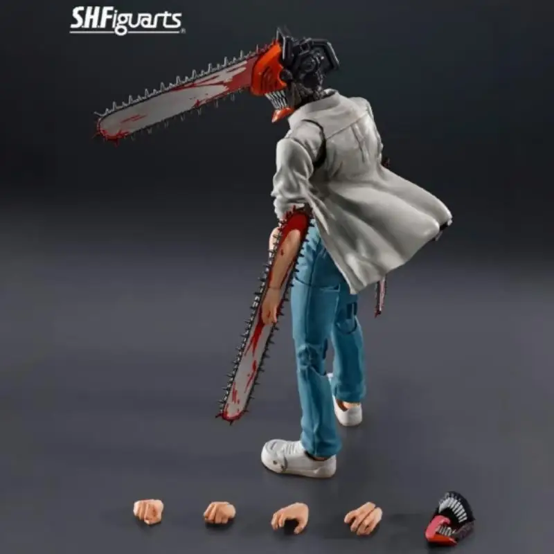 العلامة التجارية الجديدة بانداي بالمنشار رجل S.H.Figuarts الفيلم Raze Arc Denji أنيمي عمل أرقام اللعب نموذج PVC جمع مهرجان هدية