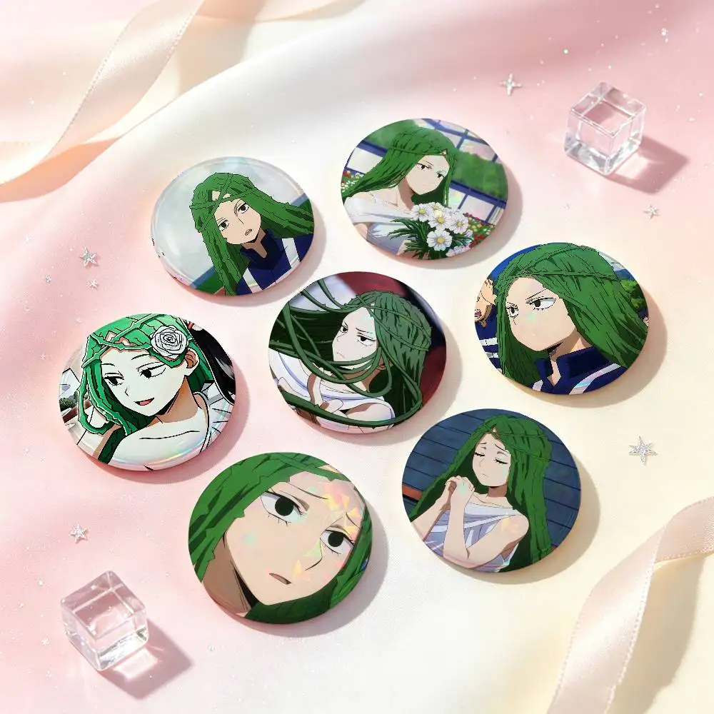 Ibara Shiozaki Anime Figure Badges 25 32 44 58 75 Mm Round Cosplay Pin Bag Decor Fans Collect Friends Gifts Brooch Souvenir
