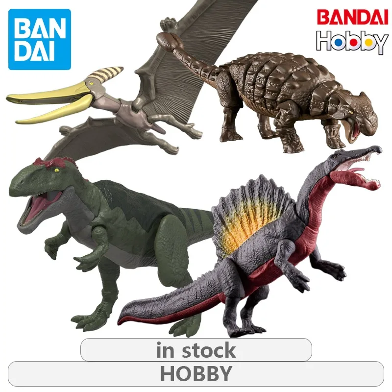 

Оригинальная сборная модель BANDAI Bandai, серия Plannosaurus Spinosaurus, Ankylosaurus, беззубый птерозавр, сбор