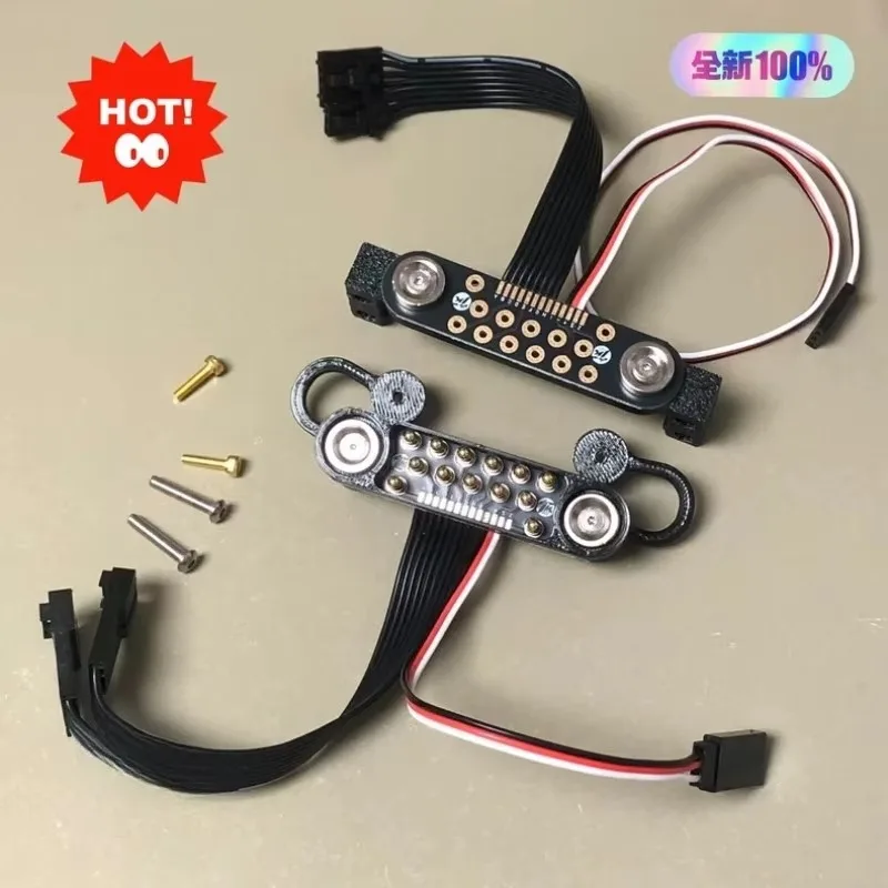 For 1/8 KM RAM 1500 RC Crawler TRCC Magnetic Light Board Simulated Off-road RC Car Upgrade Accessories, No-Drill Installation