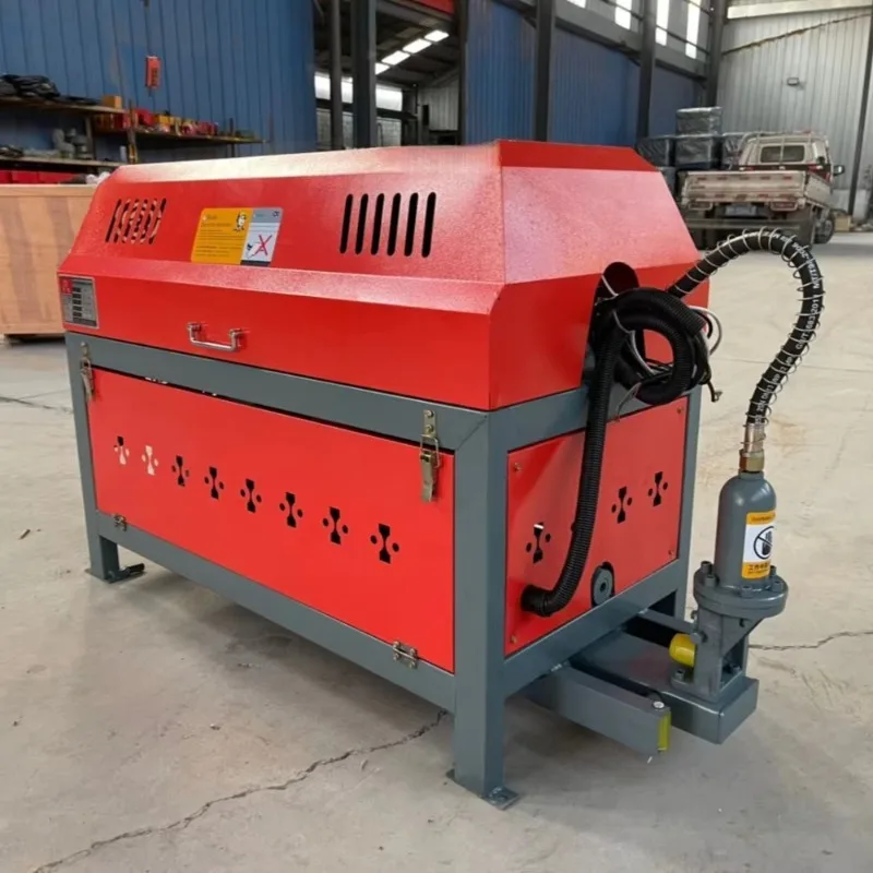 Fully Automatic Steel Bar Straightening Cutting Machine Rebar Straightener Construction Reinforcing Bar Processing Equipment