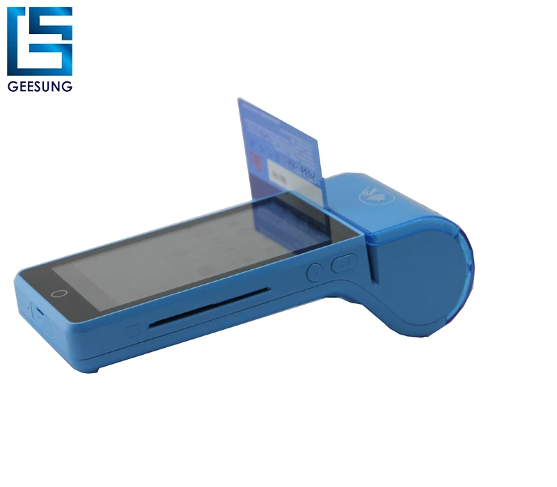 

5-дюймовый емкостный сенсорный постер с красивым дизайном, портативный Android Pos