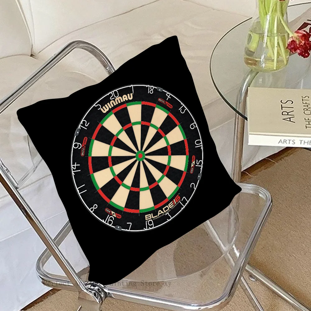 Winmau Blade 5 Dartboard Square Pillow Case Fashion Square Pillowcase Bedroom Sofa Room Leisure Cushion Cover