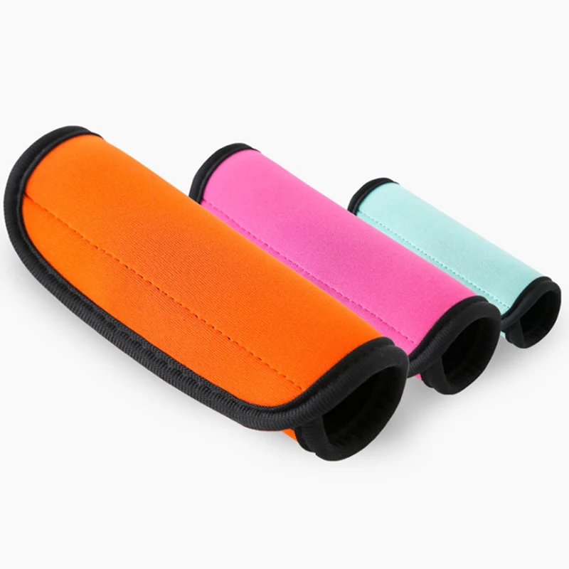 Comfortable Neoprene Luggage Handle Cover Suitcase Wrap Grip Soft Identifier Stroller Armrest Protector