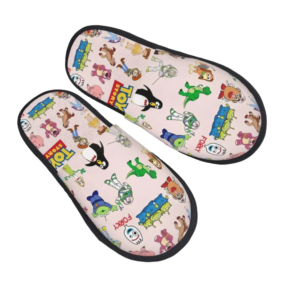 

Женские фильмы с принтом на заказ, домашние тапочки «История игрушек», мягкие теплые аниме-комедия Пушистые тапочки из пены с эффектом памяти для дома и улицы
