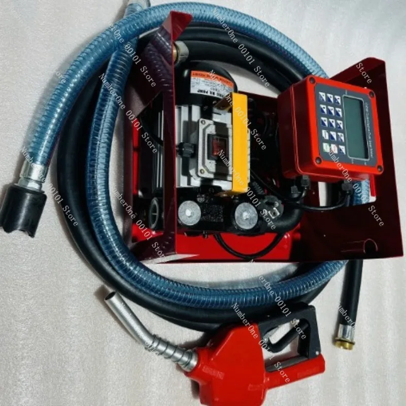 AC Diesel Fuel Transfer Pump Unit Quantitative Pricing Pump with Q‑Reset Flow Meter