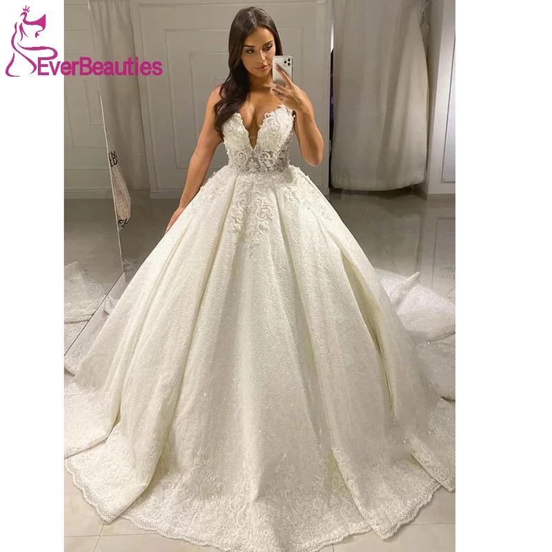 Robe de mariée boho vestido de casamento para as mulheres brilhantes tule rendas boêmio vestido de noiva praia vestido de noiva vestidos de novia