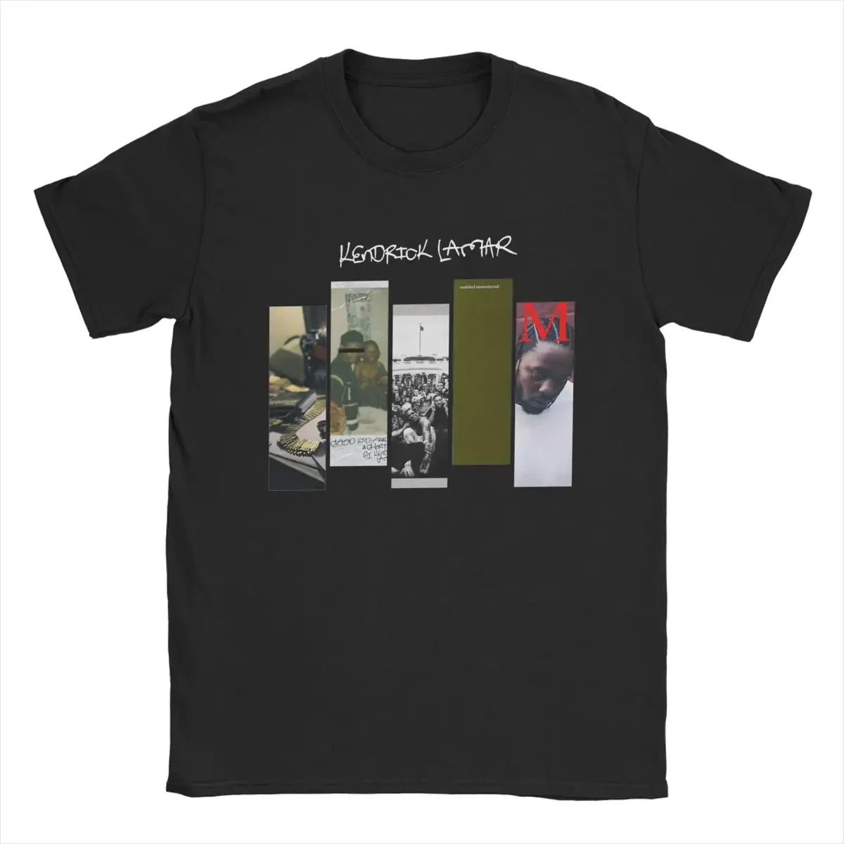 

2025 Kendrick Lamar Discography Men Women T Shirt Vintage Rapper Hip Hop Tees Short Sleeve T-Shirt Cotton Tops Summer Clothing