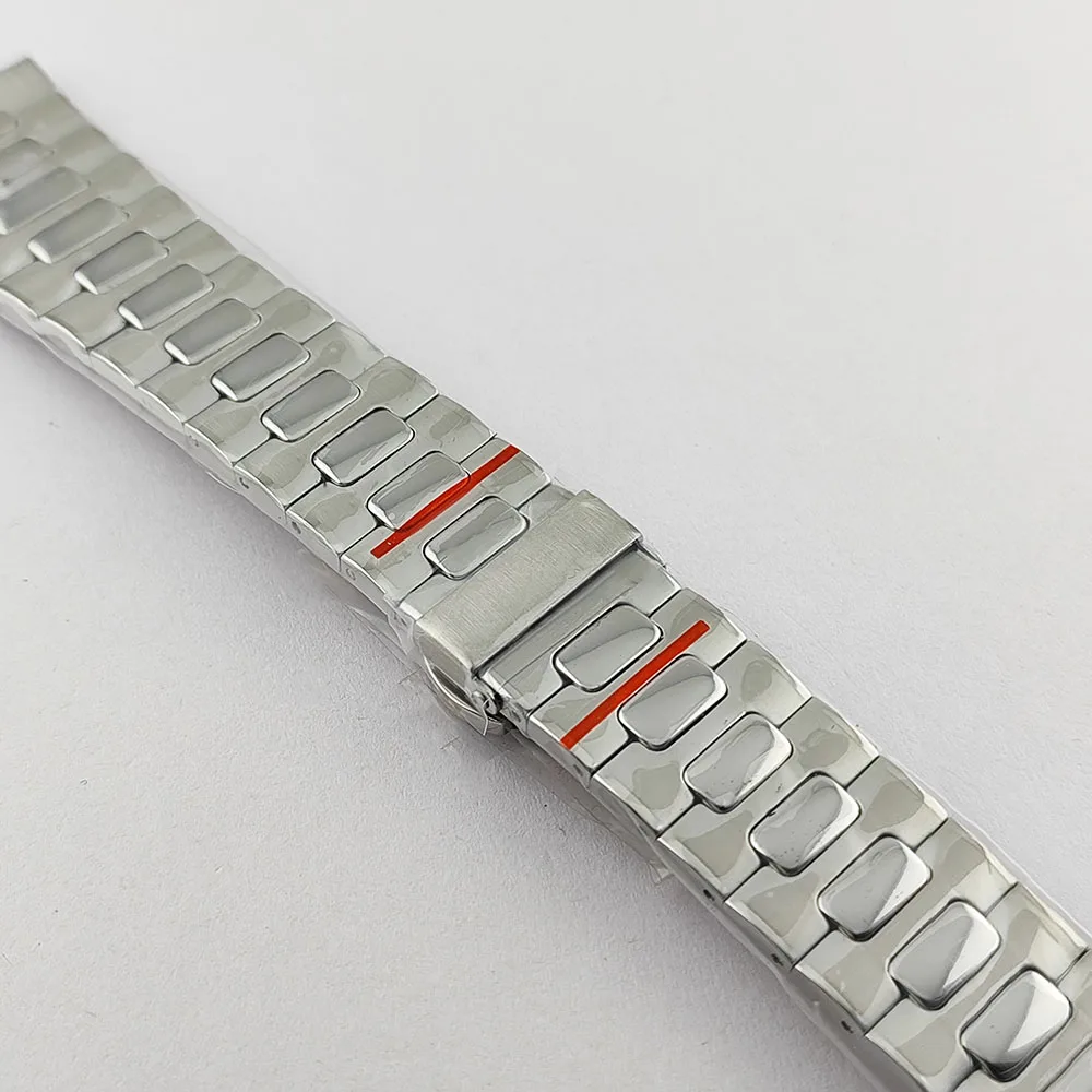 40 مللي متر حزام حافظة الياقوت والكريستال والزجاج تعديل نوتيلوس حافظة NH38 NH35 NH36 حركة مقاوم للماء حزام الفولاذ المقاوم للصدأ