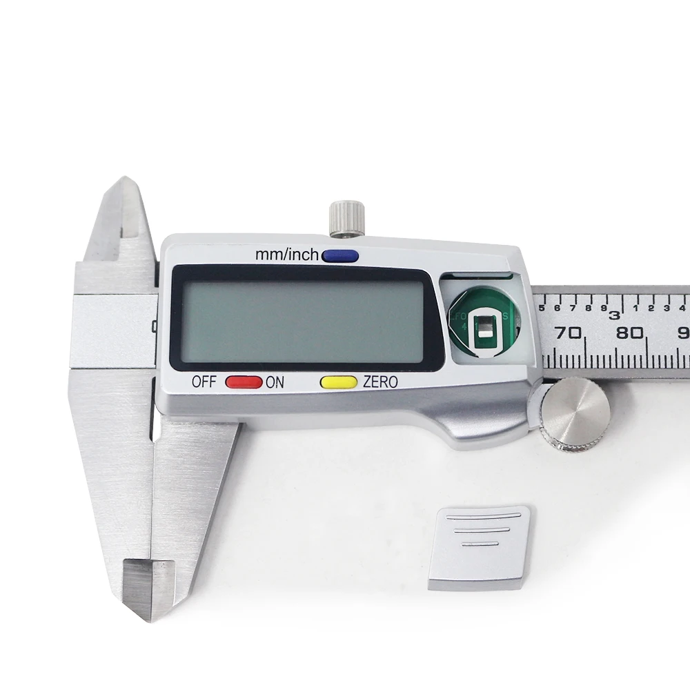 Calibrador Vernier Digital, herramienta de medición de 6 pulgadas y 150mm, Micrómetro de acero inoxidable, regla de profundidad, paquímetro