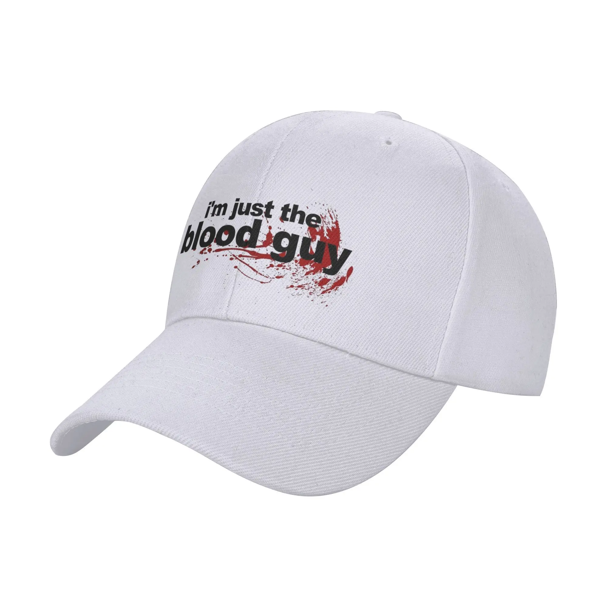 

Adult Dexter Quote I'm Just The Blood Guy Hats Vintage Baseball Caps Snapback Caps Hats Sun Hats Adjustable Racing Cap