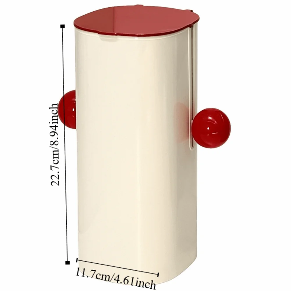 Grote capaciteit automatisch opheffende make-upborstelhouder stofdicht met deksel make-upborstel opbergbuis waterdicht perstype