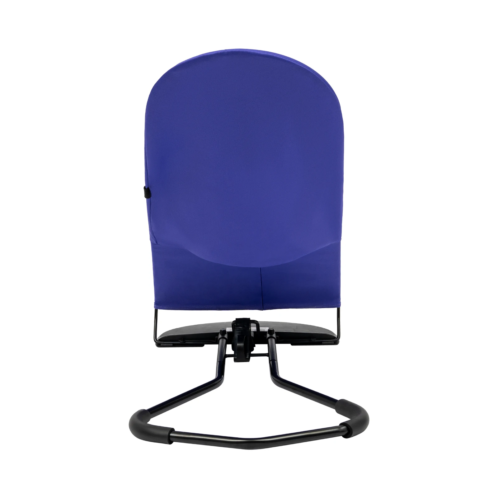 Purple Pet Rocking Chair—Stainless Steel/Polyester, 33.07lbs Load+3-Level Height, Foldable(3.97lbs), Removable Washable Cover