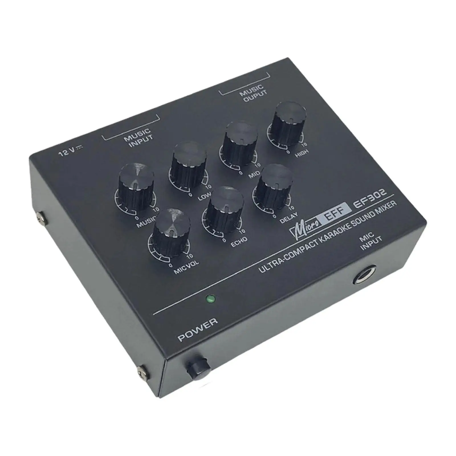 Mixer de som de karaokê Mixer de áudio doméstico portátil para uso doméstico de karaokê