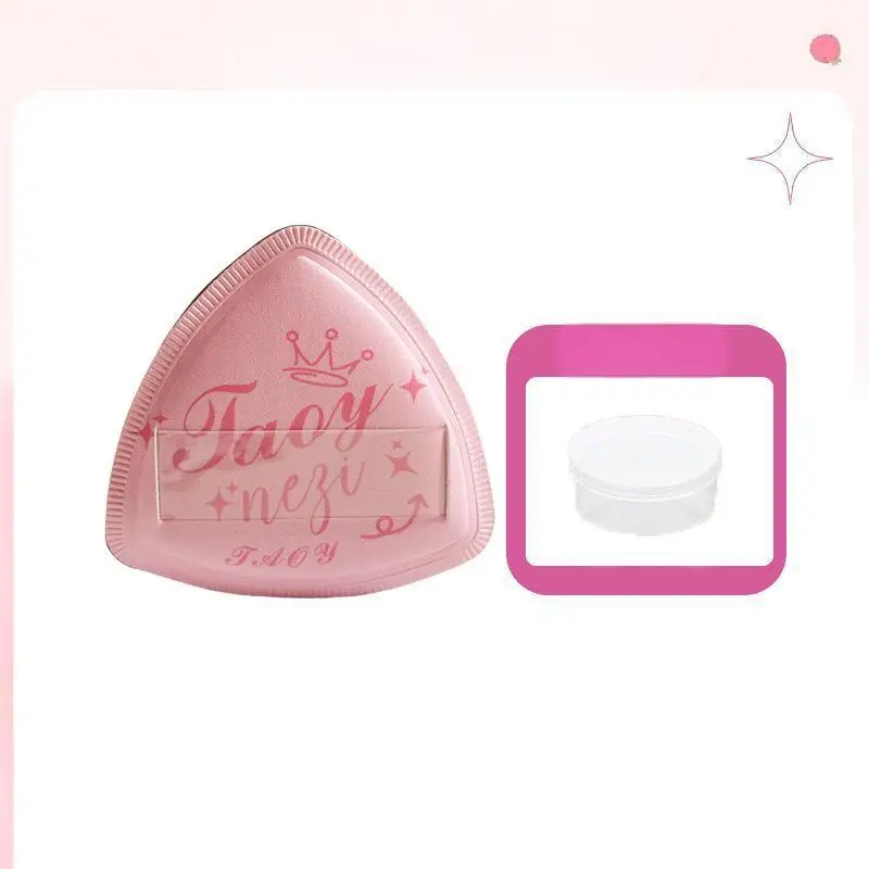 أسود الأناناس وسادة هوائية مسحوق نفخة سوبر لينة الجافة الرطب ثنائي الاستخدام السائل الأساس الجمال أداة ماكياج الإسفنج مع صندوق تخزين