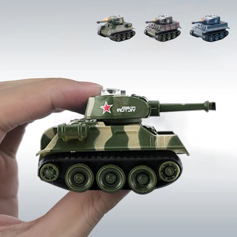 Mini RC Tank Remote Control Crawler 2.4G Military Battle Tank Model Chassis Electric Toys Cars Toys for Boys Gift for Kid