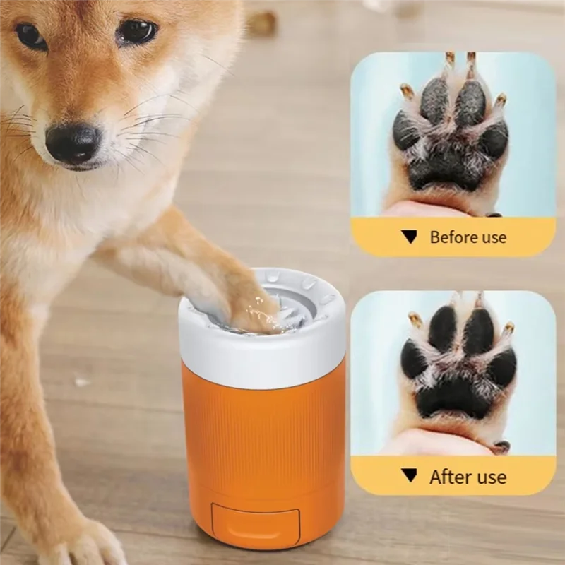 AAAF Pet Foot Wash Cup Dog Going Out To Clean Beauty Foot Wash Magic Intelligent Automatic Foot Wash Bath Cup Tool