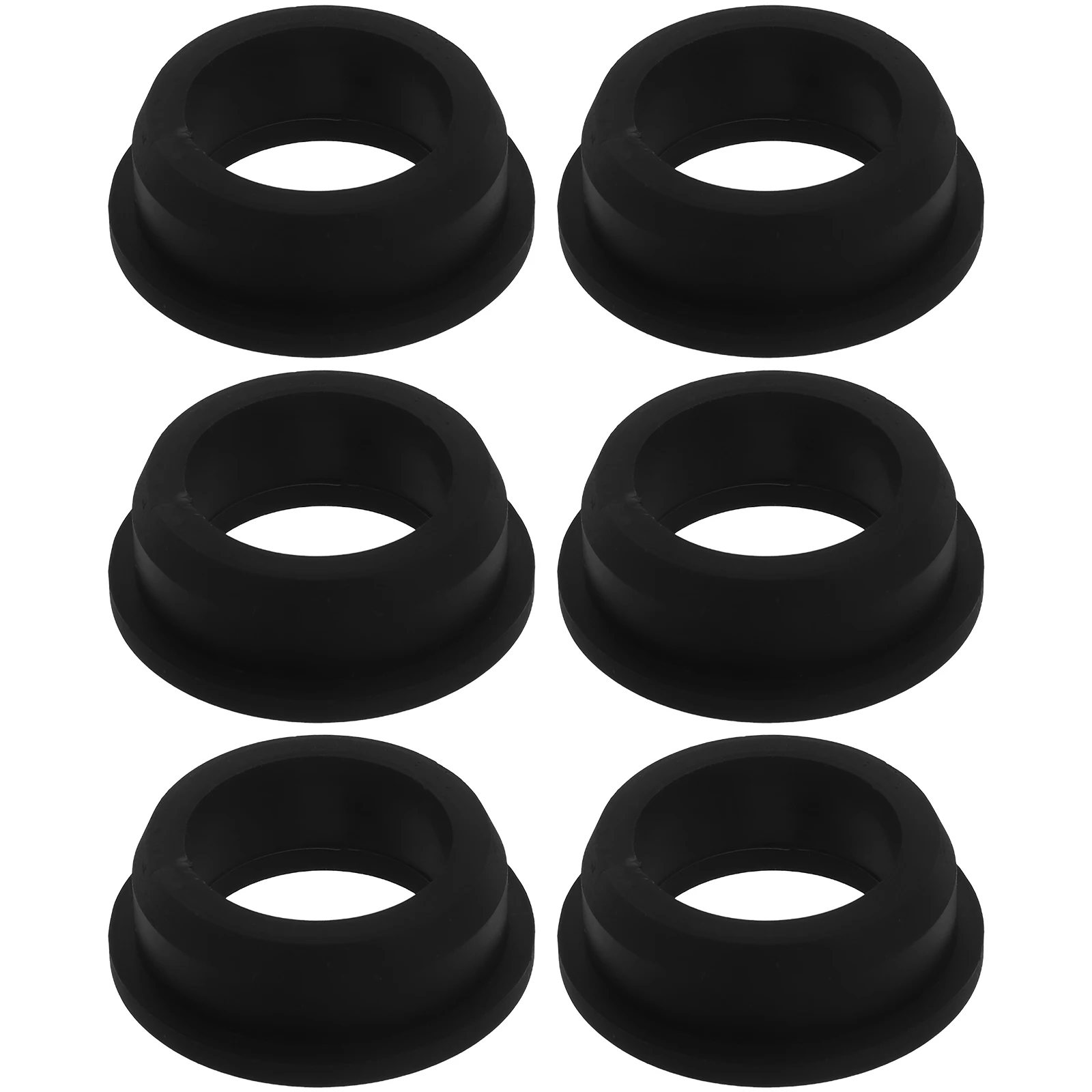 

6pcs Silicone Cable Grommets High Temp Resistant Protectors For Cord Holes Universal Wire Management Wire Organizer Covers For