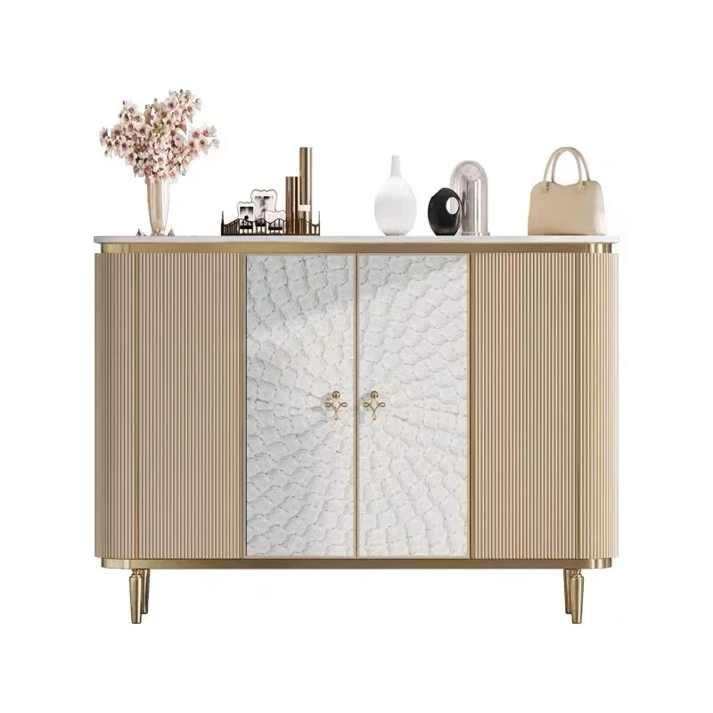 

dining side cabinet, entrance hall, natural shell, porch cabinet, living room, household multi-functional locker