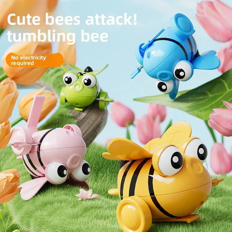 Детская игрушка-пчелка с заводным механизмом