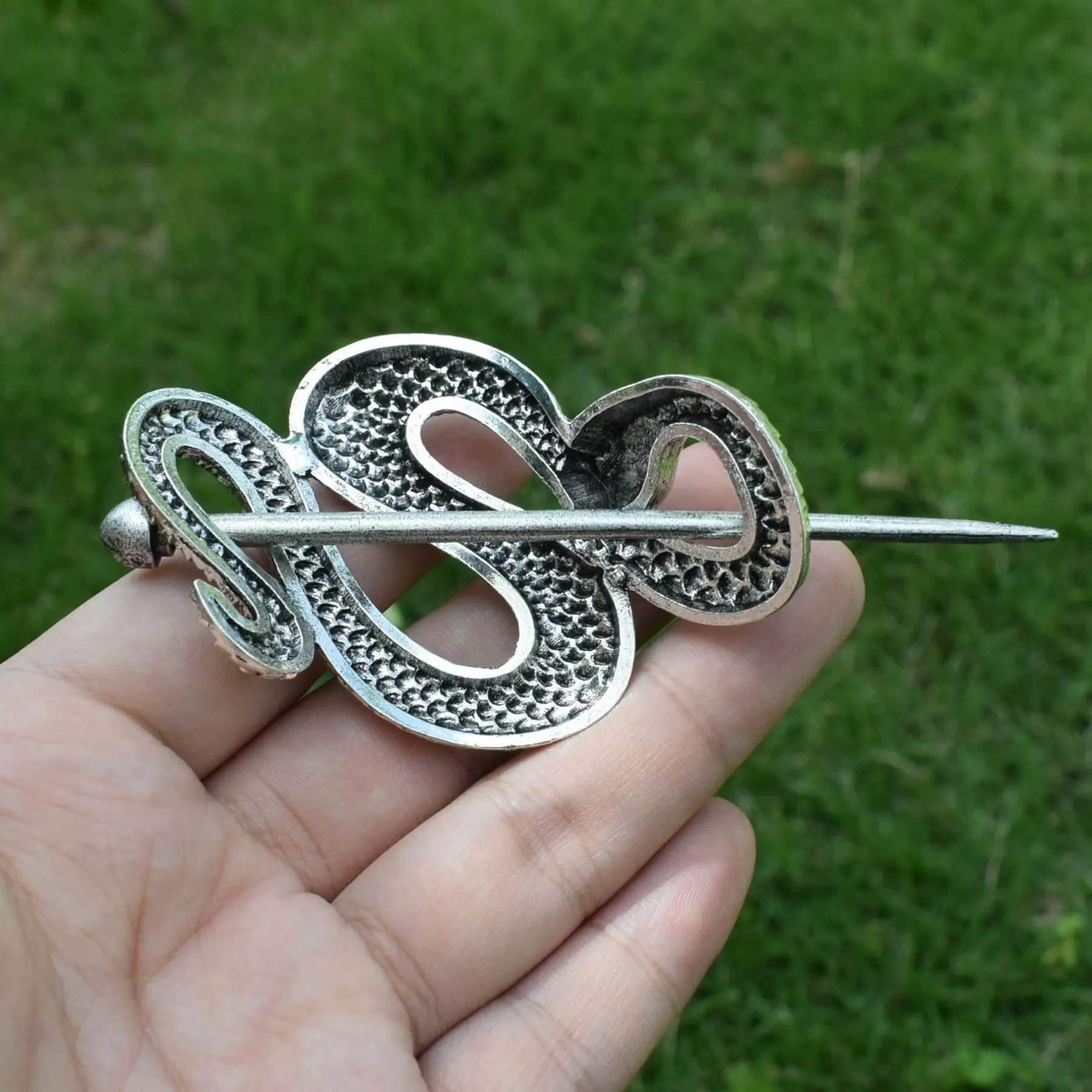 New Punk Snake Hairpin Women Metal Hair Ornament Gothic Jewelry