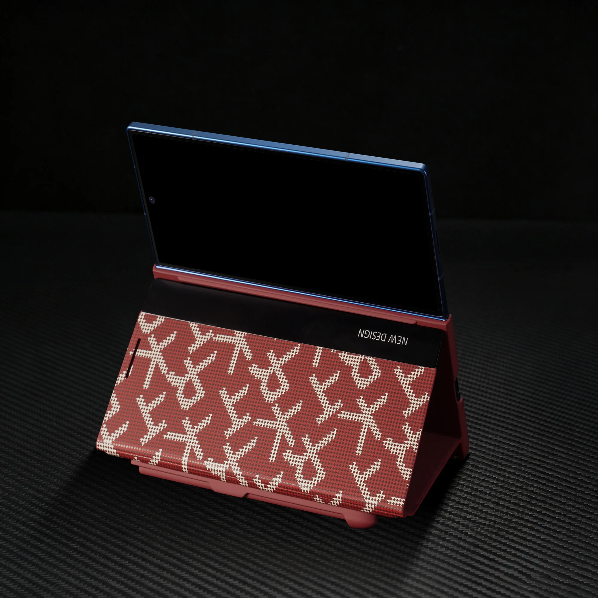 High-end Flip Printed Pen Slot Phone Case for Samsung Galaxy Z Fold8 Fold 8 Hinge Protection Shockproof Book Stand Cover
