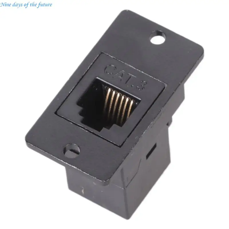 Embeddeds RJ12 6P6C Sockets For Equipment Cabinets Desktop Floor And Panel Mounting E65A