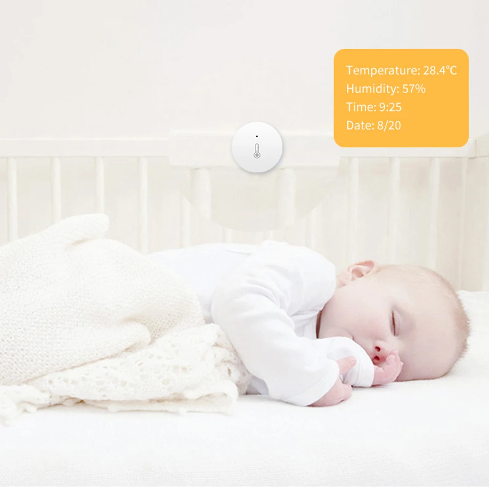 Futuk night zigbee temperatur sensor smart luftdruck feuchtigkeit sensor thermometer fernbedienung smart home app fut150