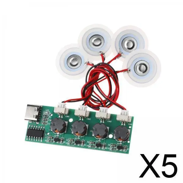 

Диск распыления DC 5 В USB модуль увлажнителя Высокопроизводительная печатная плата DIY плата управления увлажнителем для домашнего использования