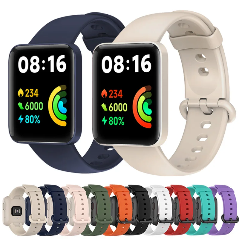 Correa de silicona para Xiaomi Mi Watch 2 Lite, pulsera de repuesto, versión Global, 2/1