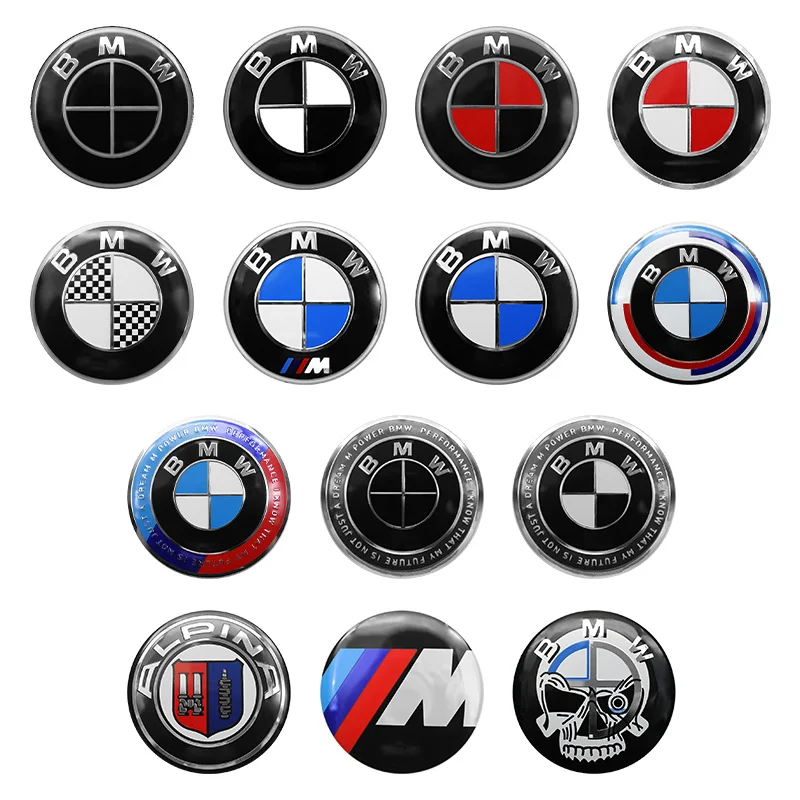 4pcs 56/60/65mm Car Styling Wheel Center Hub Cap Badge Emblem Stickers for BMW M M3 M5 E46 E90 E39 E60 E87 F10 F20 F30 G20 X3 X5