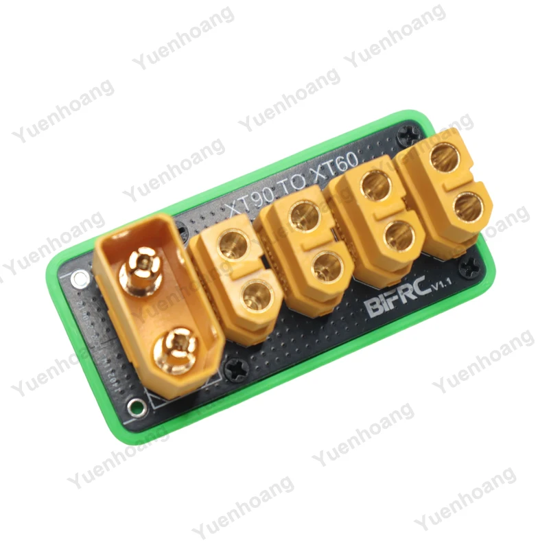 1PCS Vertical Type XT90 to 4-Channel XT60 Power Distribution Board for RC Models/Electric Vehicles Power Management Accessories